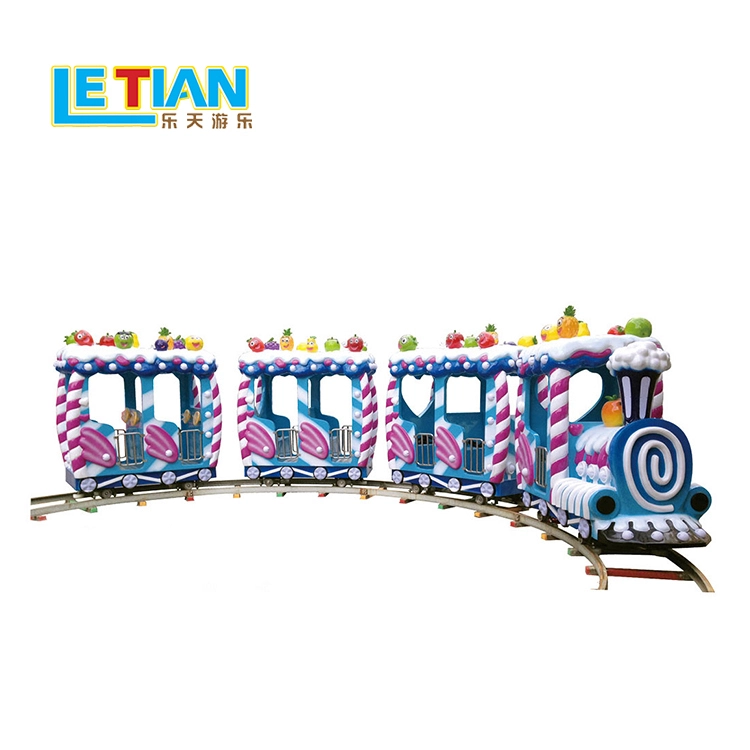 Kids candy train for theme park equipment rides  LT-7086C 1