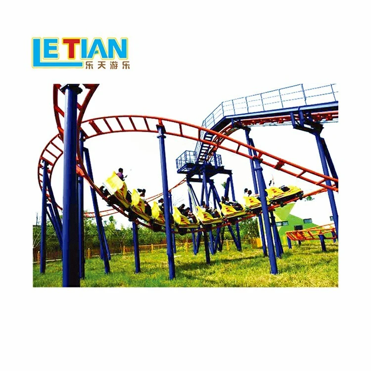 Amusement park FRP family roller coaster with 16 seats 1