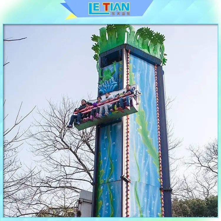 LETIAN good quality sky drop ride company playground 2