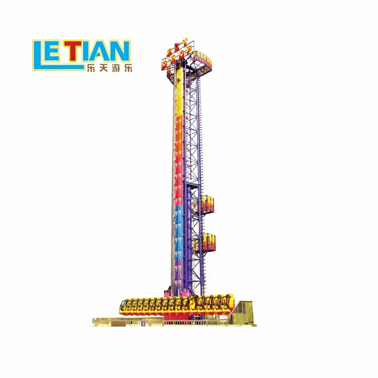 Sky Drop Fiber Glass Park Ride 16 مقعدًا LT-7019A 1