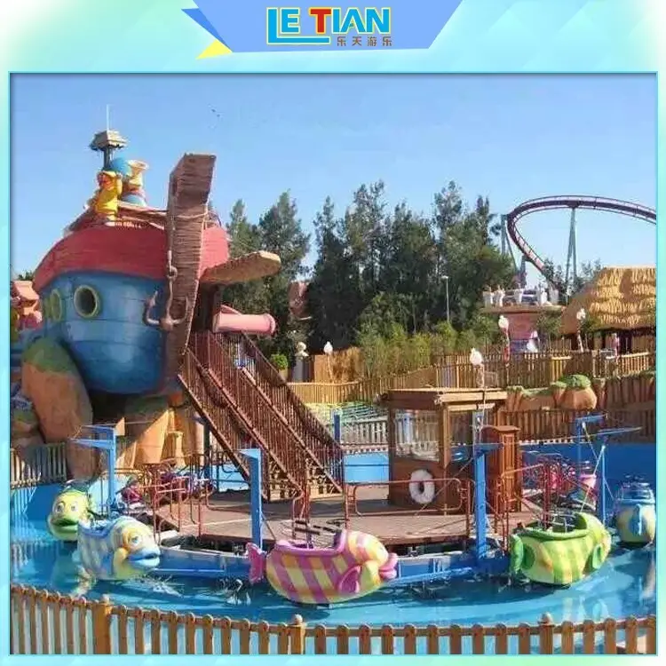 LETIAN Factory made make a roller coaster game and ride it for kids playground 2