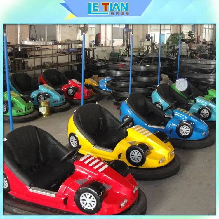 LETIAN kids bumper car ride factory amusement park 2