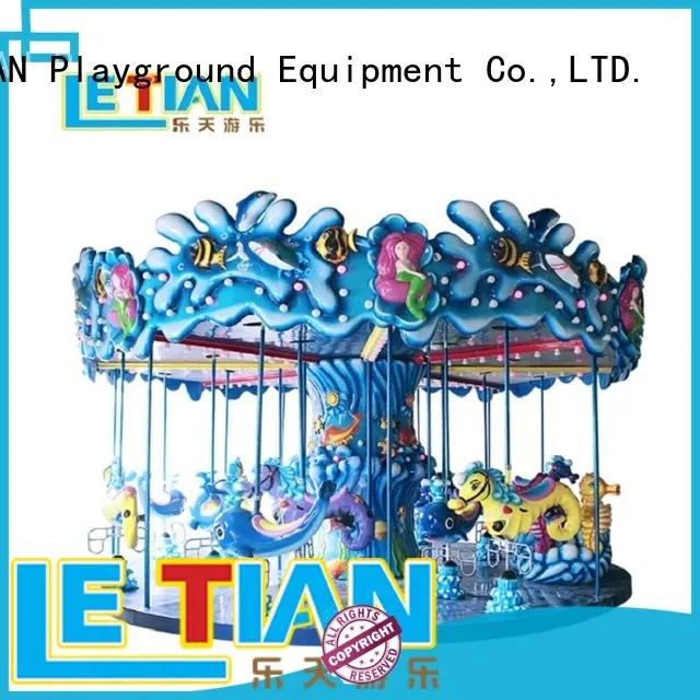 ride on carousel carnival shopping centers LETIAN 1