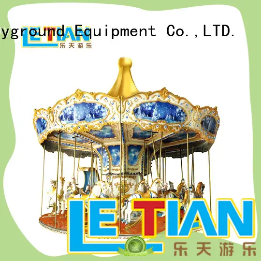 carnival mini carousel small theme park LETIAN 1