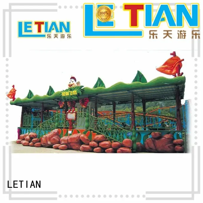 LETIAN Factory made best roller coasters crazy playground 1