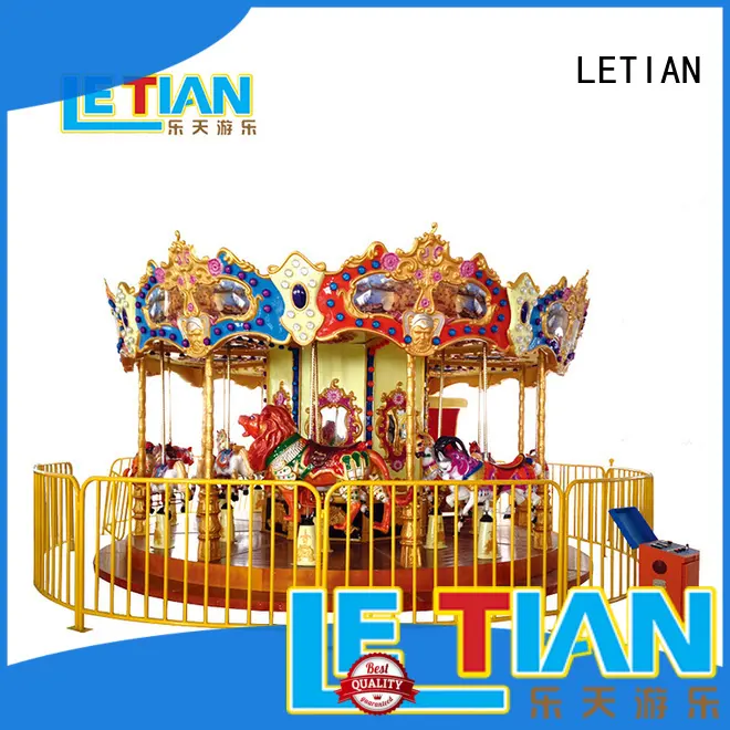Kids merry go round with music colorful carousel LT-7031A 1