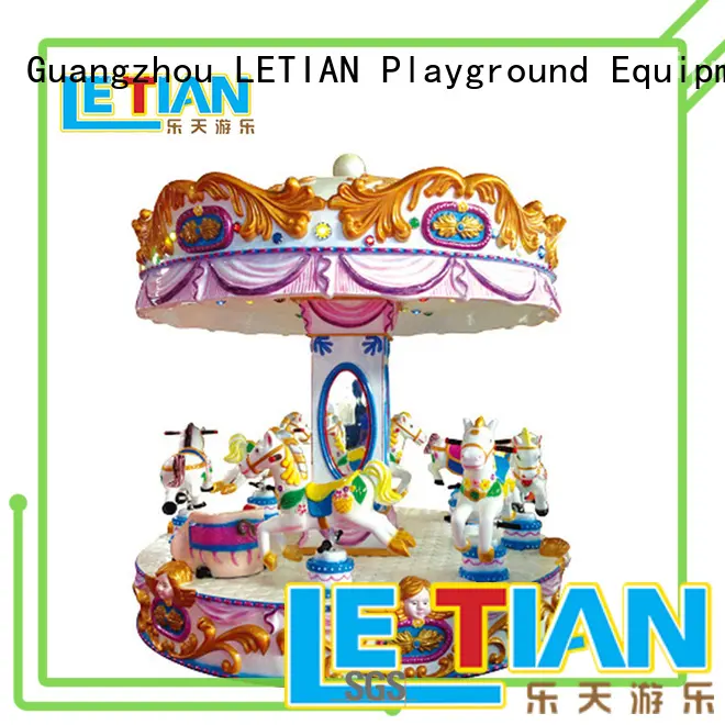 Kids 6 seats mini colorful Carousel ride for sale LT-7039D 1