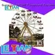 reinforced ferris wheel design relaxing theme park 1