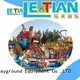 thrill roller coaster ride attracts tourists carnival LETIAN 1