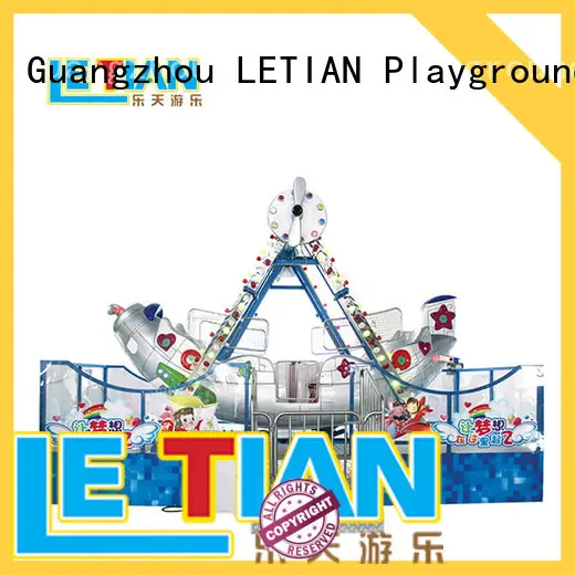 LETIAN sliding pirate ship swing for kids mall 1