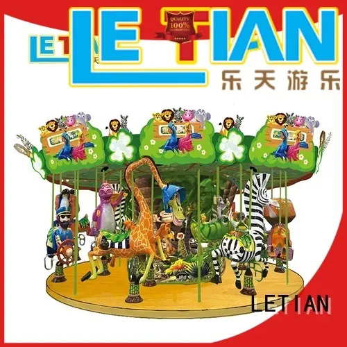 colorful carousel for children for kids carnival LETIAN 1