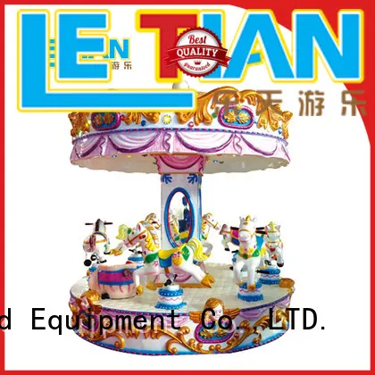 colorful mini carousel for sale supplier theme park LETIAN 1