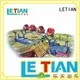 LETIAN rotating childrens roller coaster overlapping playground 1