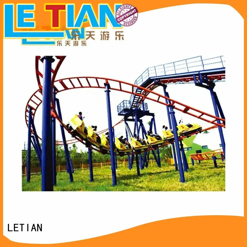 LETIAN beautiful roller coaster thrills seats theme park 1