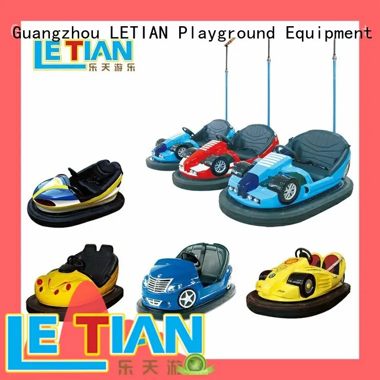 LETIAN antenna bumper car games for kids park 1