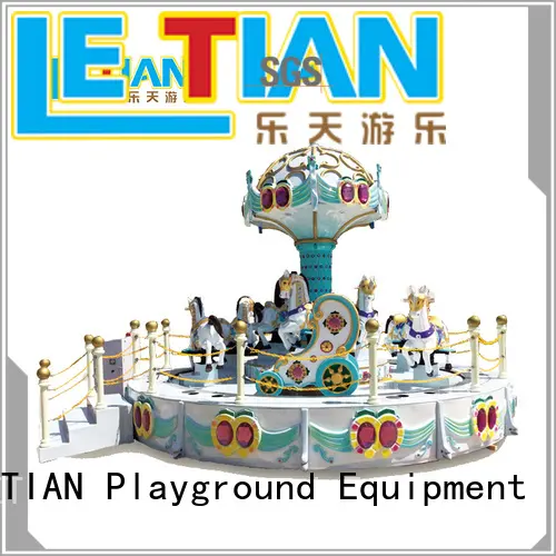 LETIAN seats mini carousel ride for sale customized fairground 1