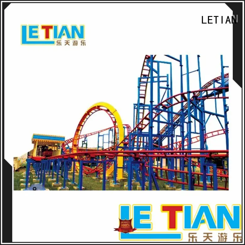 LETIAN rotating roller coaster design factory playground 1