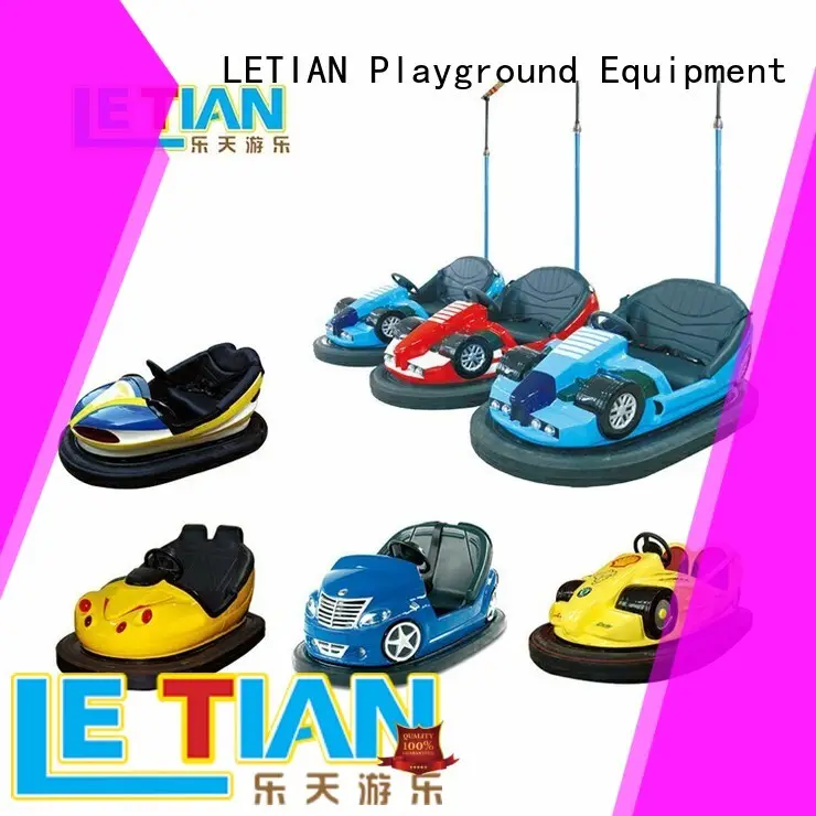 LETIAN made bumper cars ride with antenna amusement park 1
