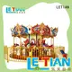 LETIAN fairground mini carousel customized carnival 1