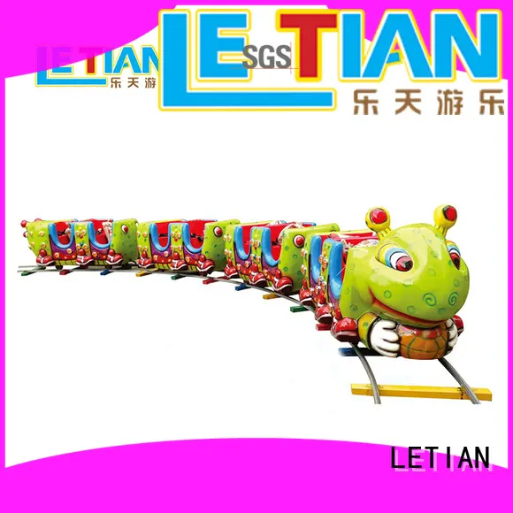 LETIAN colorful themed train rides manufacturer park playground 1