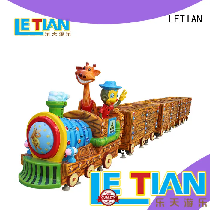 LETIAN small amusement park train rides manufacturer park playground 1