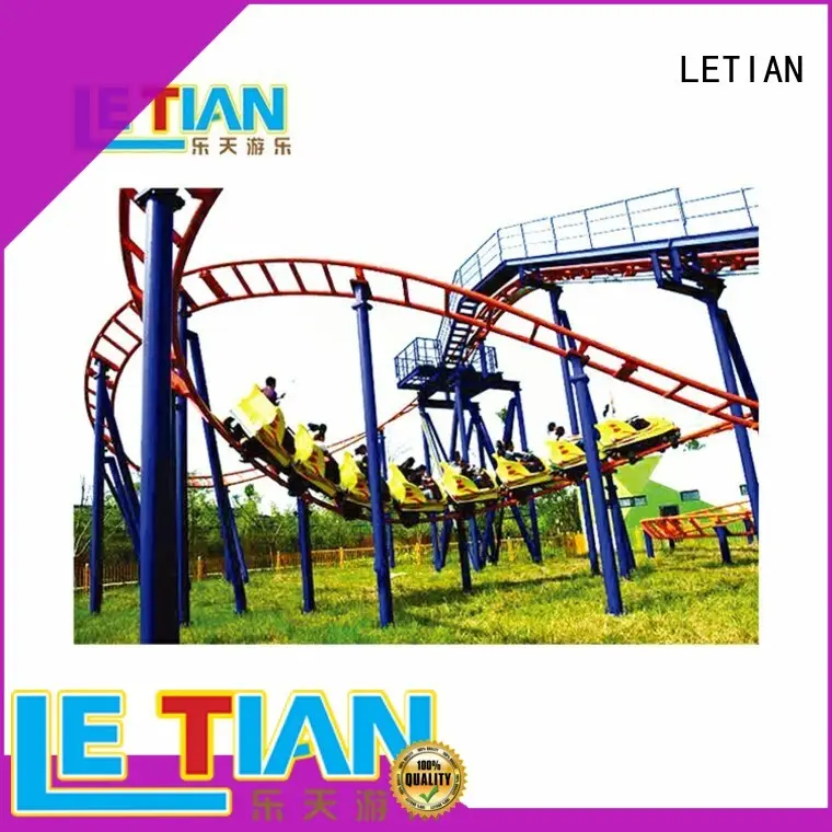 LETIAN beautiful roller coaster ride for kids theme park 1