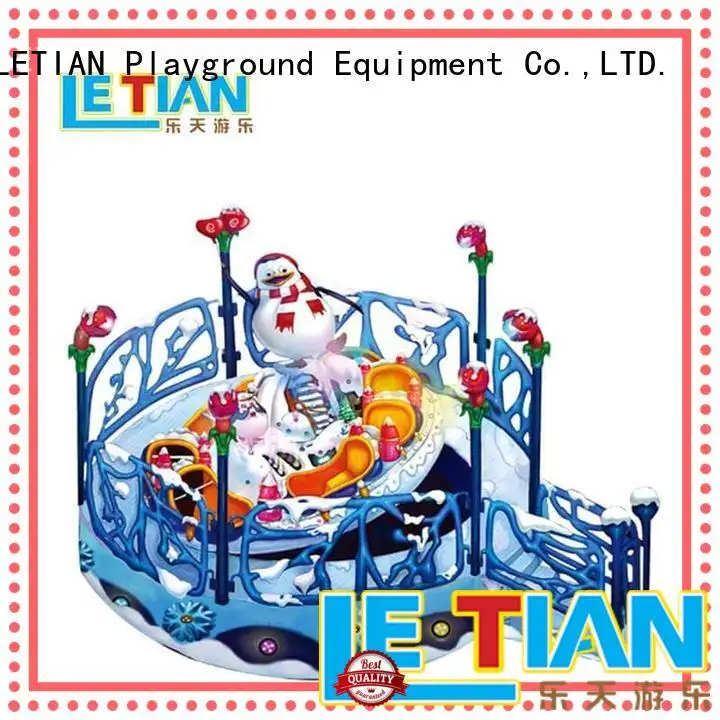 LETIAN amusing kids playground equipment facility playground 1