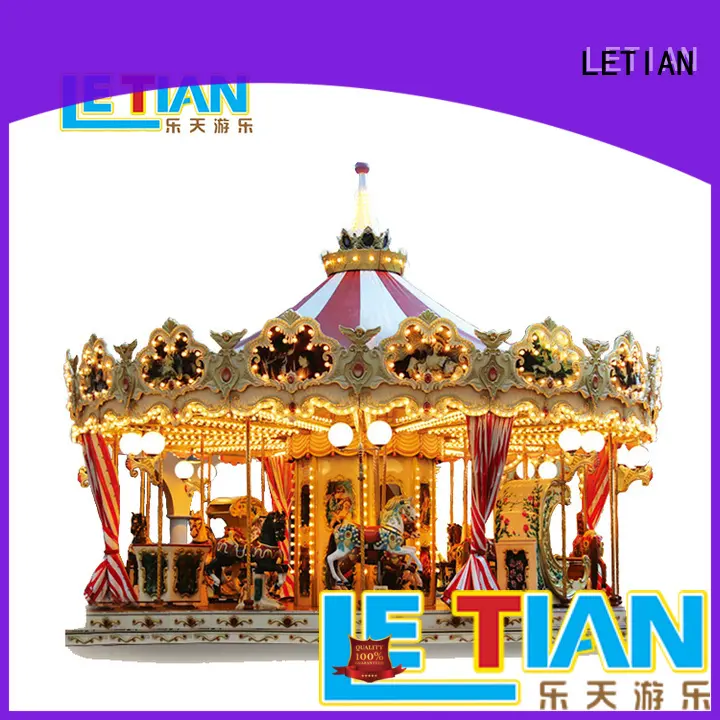 LETIAN Wholesale mini carousel design shopping centers 1
