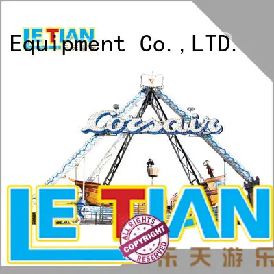 LETIAN sliding pirate ride tourists carnival 1
