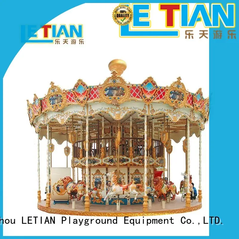 LETIAN Wholesale horse carousel ride supplier fairground 1
