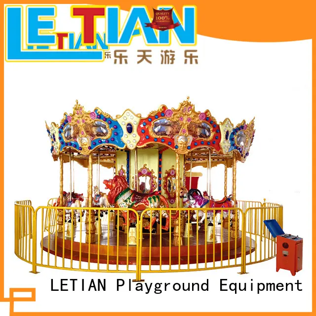 LETIAN quality mini carousel company carnival 1