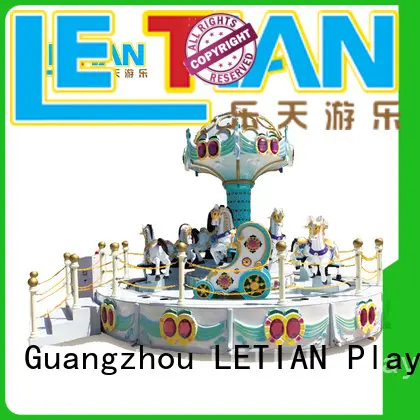 LETIAN durable ride on carousel Supply fairground 1