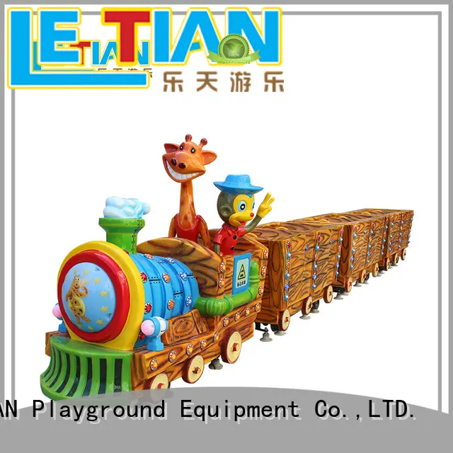 LETIAN mechanical trackless train ride life squares 1
