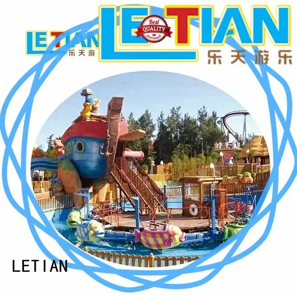 LETIAN beautiful roller coaster free for business playground 1