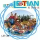 LETIAN beautiful roller coaster free for business playground 1