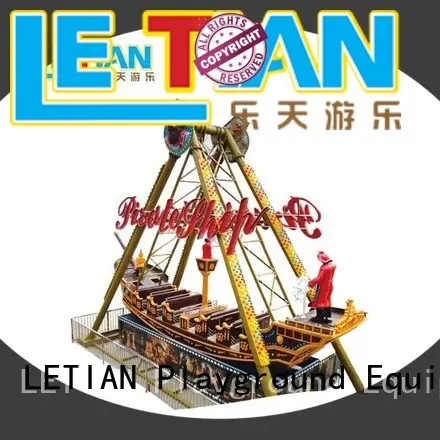 LETIAN fairground kids pirate ship student mall 1