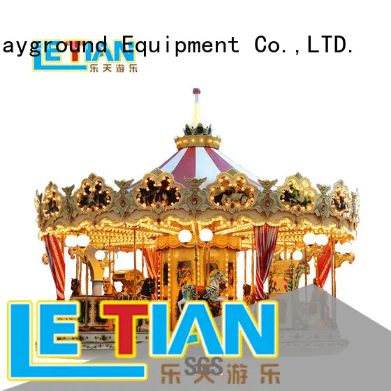 LETIAN durable horse carousel ride for kids theme park 1