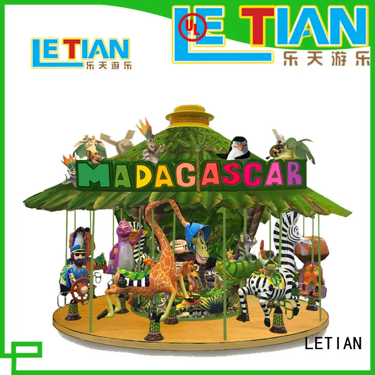 LETIAN Wholesale horse carousel ride design fairground 1
