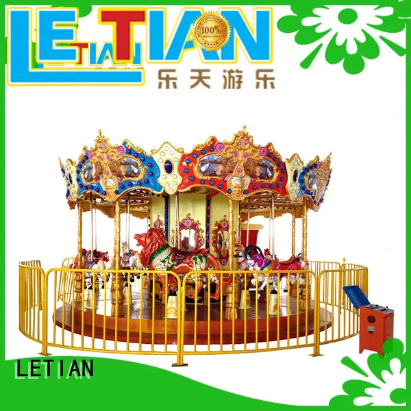 LETIAN rides carousel ride factory theme park 1