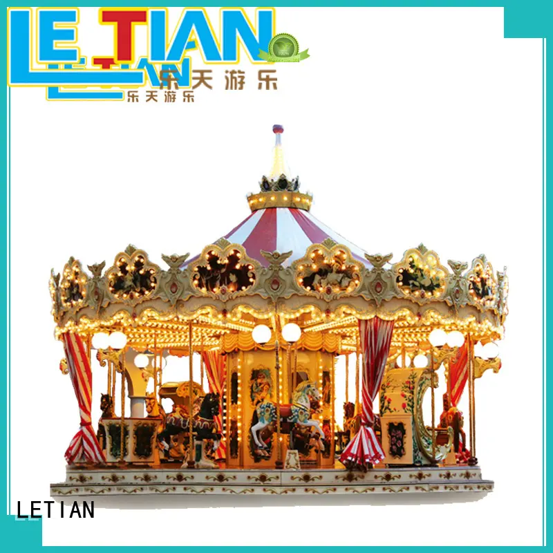 LETIAN 24 seats the childrens carousel supplier shopping centers 1