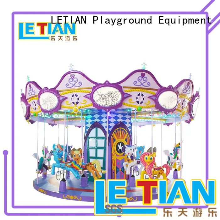 Wholesale mini carousel ride for sale outdoor for kids theme park 1