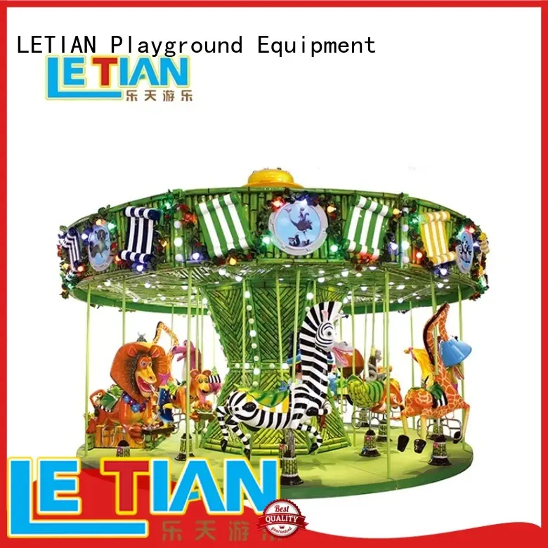LETIAN lt7030a horse carousel ride theme park 1