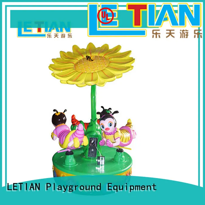LETIAN horses carousel for kids design fairground 1