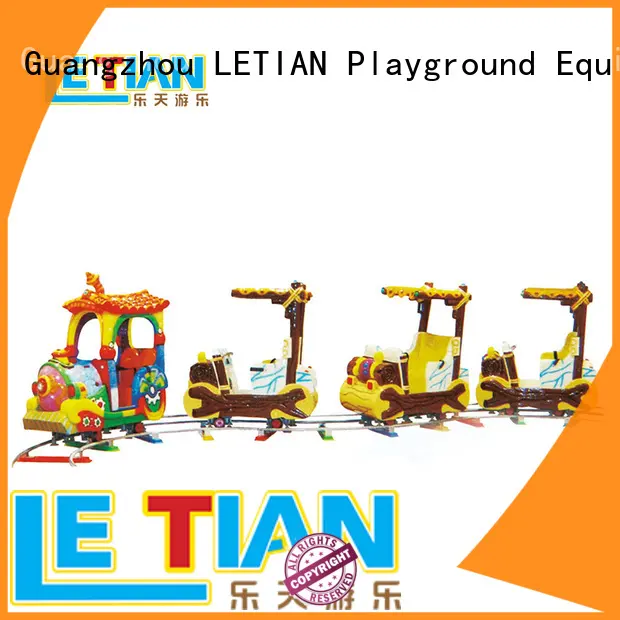High-quality trackless train lt7077c for business park playground 1