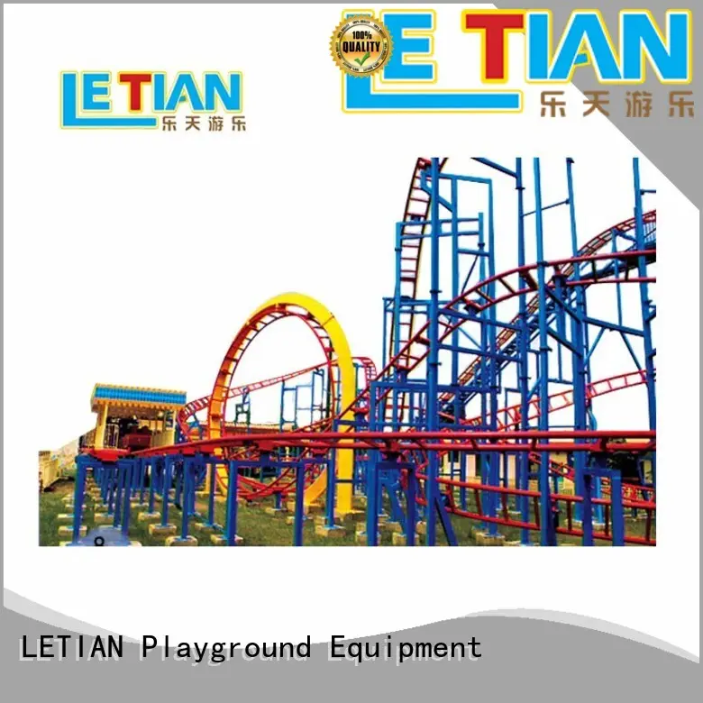 LETIAN can roller coaster ride video for children playground 1