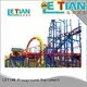 LETIAN can roller coaster ride video for children playground 1