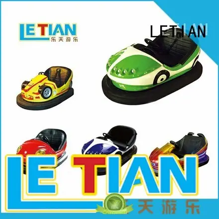 LETIAN lt7069 kids bumper cars with antenna park 1