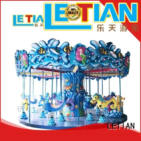 LETIAN made mini carousel ride for sale for business fairground 1