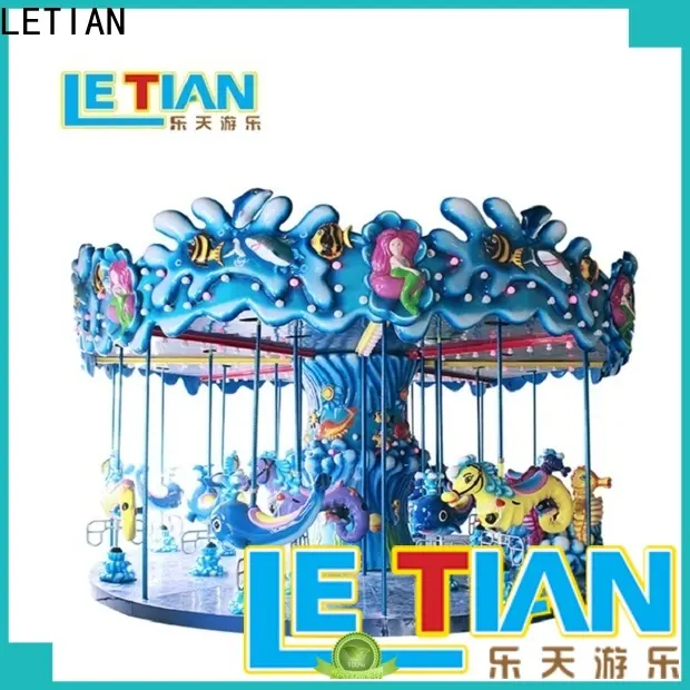 LETIAN Best small carousel for sale manufacturers fairground 1
