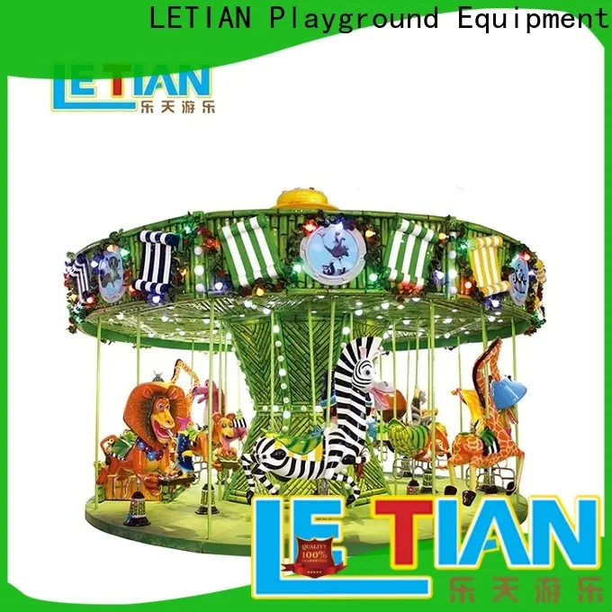 LETIAN reinforced ride on carousel Supply shopping centers 1